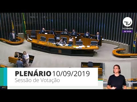 Plenário - Sessão de votação - 10/09/19