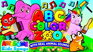 ABC Color Zoo Song – Animals, Sounds & Colors for Kids! | #AwesomeKidsSongs