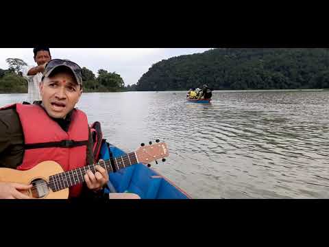 Dashain Song - RIJAN GIRI - Raw Take @Fewa Lake (Pokhara)