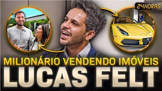 24 HORAS COM UM CORRETOR DE LUXO | ROTINA DO CORRETOR DAS ESTRELAS (LUCAS FELT)