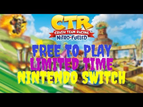 CRASH: Team Racing Nitro-Fueled is FREE on Nintendo Switch as a game trial for 7 days ONLY