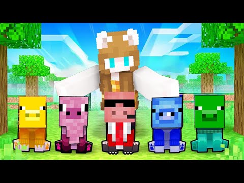 Yasi_ - CRAZY PIG RACE in Minecraft 😱