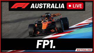 🔴F1 Élő - Ausztrál Nagydíj 1. szabadedzés - Élő időközök + kommentár