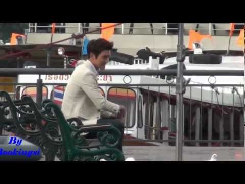(Fancam) 120731 Siwon at 12+ CF fliming location (Asiatique)  feeding the birds