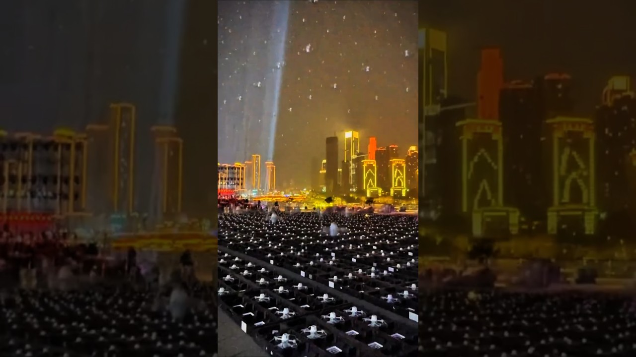 Drone Invasion, China! 🛸👽 #shortsvideo #shorts #viralvideo