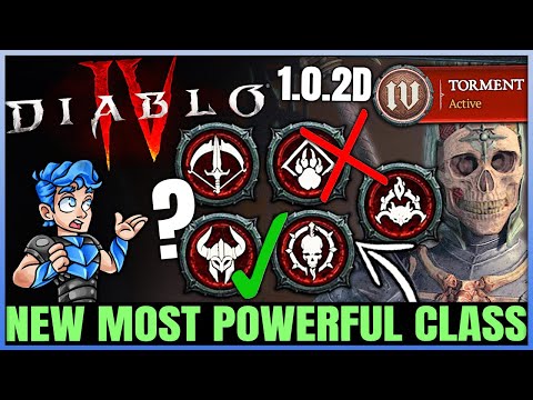 Diablo 4 - New Best Class Power Ranking - Post Balance Patch & Level 100 Race - All Endgame Builds!