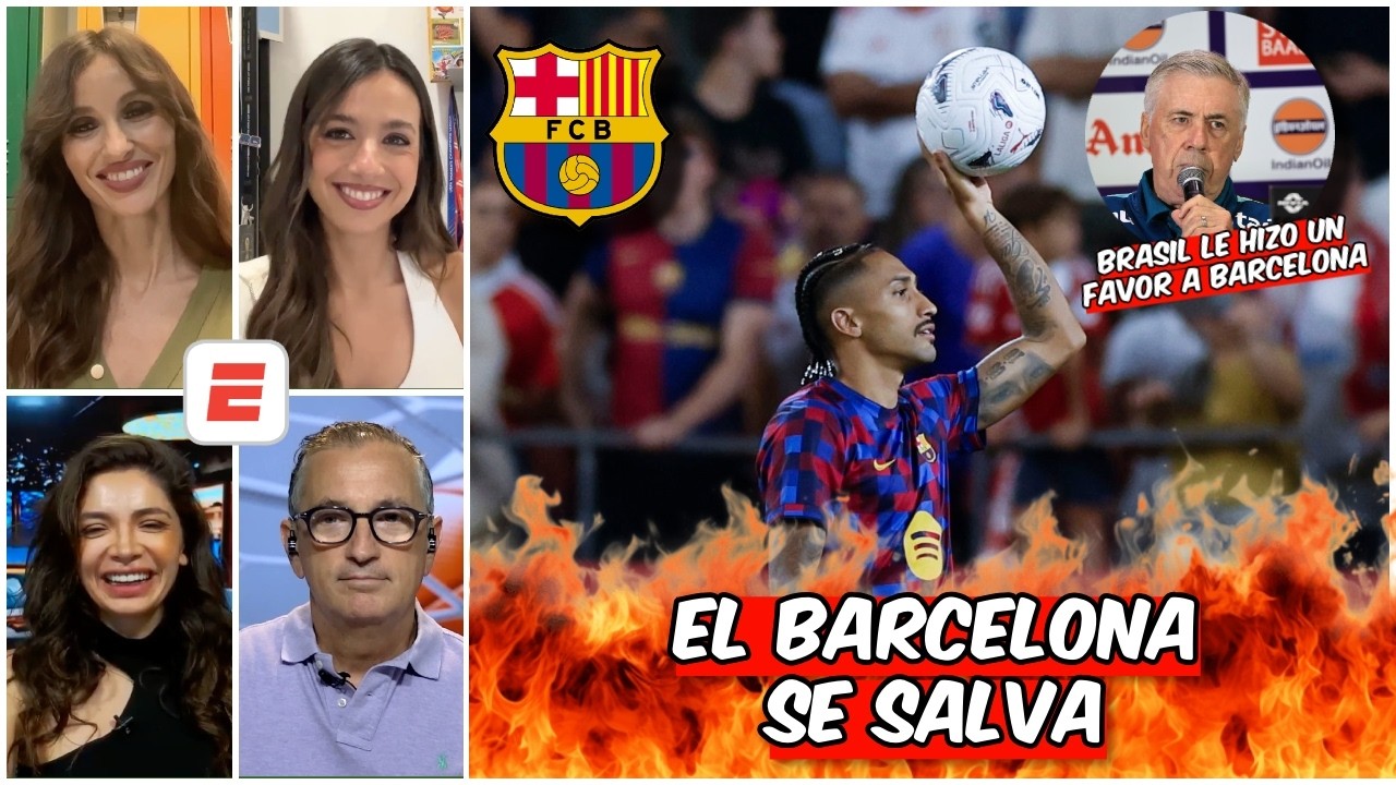 RAPHINHA NO está LESIONADO. BARCELONA y HANSI FLICK pueden VOLVER a RESPIRAR | Exclusivos