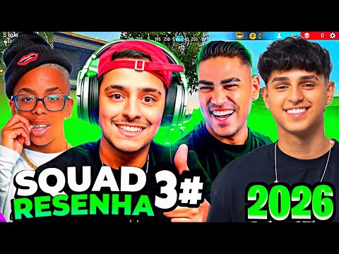 PARTE 3 - 1° SQUAD DA RESENHA DE 2026 - BOCA DE 09 IRIA PARA O BBB? FT. NOBRU, CORINGA E RACHA!