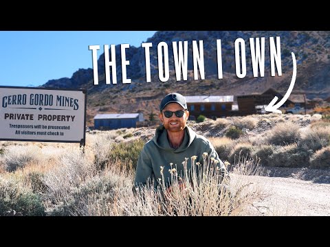Cerro Gordo ghost town, the silver mine above Owens Lake, California
