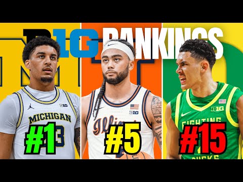 Ranking EVERY Big Ten College Basketball Team Heading Into Conference Play