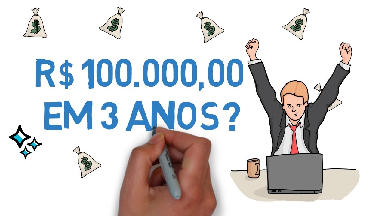 Como QUALQUER PESSOA pode juntar R$ 100.000,00 em 3 ANOS