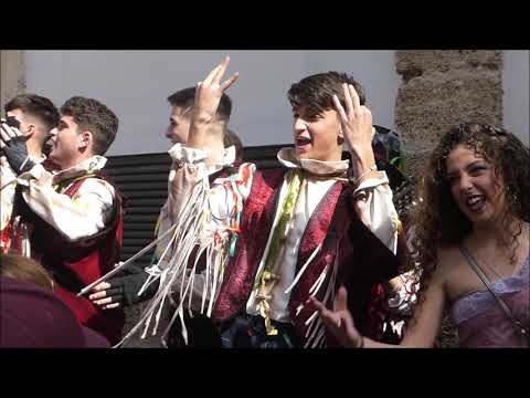 COMPARSA EL PEQUEÑO FANTASMA, PRIMER PREMIO JUVENIL CARNAVAL CADIZ 2019, BATALLA COPLAS MERCADO