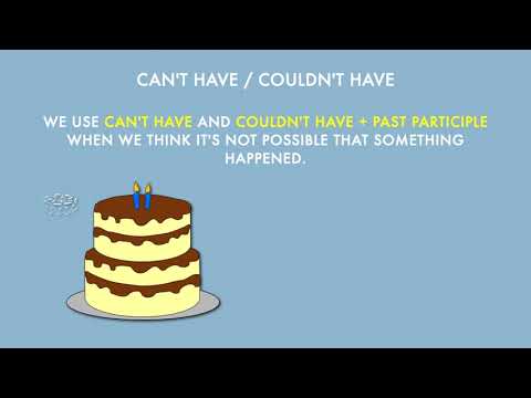 Modal verbs for deduction