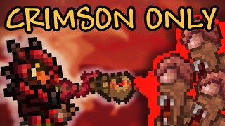 Can you Beat Terraria with Crimson Loot Only
