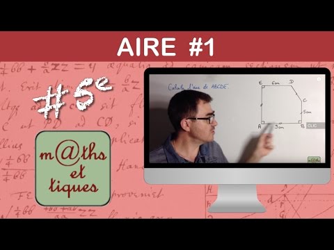 Calculer une aire - Cinquième