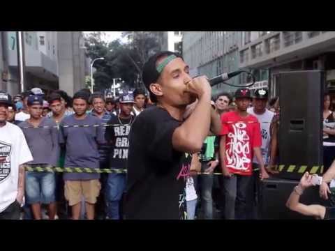 Vinição vs Clara (1ªFase) - Seletiva MG - Duelo de MCs Nacional 2014 - 02/08/14