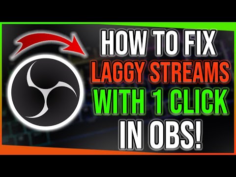 The 1 Click Fix For a Laggy Stream! - How to Fix Laggy Stream in OBS
