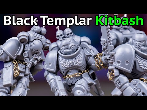 Boring Primaris Kitbashed to Black Templar!