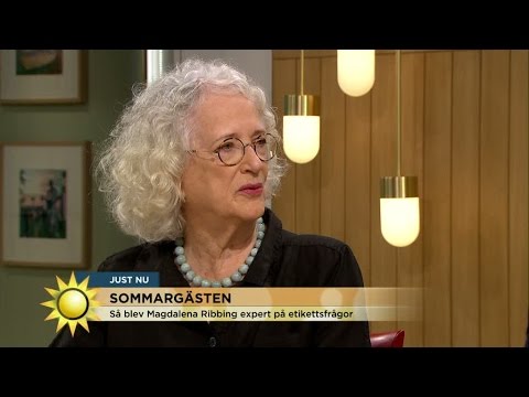 Så blev Magdalena Ribbing folkvettsexpert - Nyhetsmorgon (TV4)