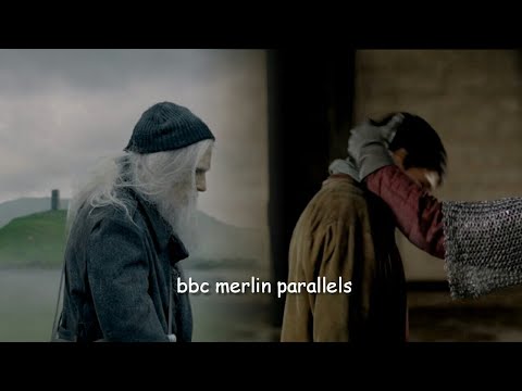bbc merlin parallels/irony to cry yourself to sleep with