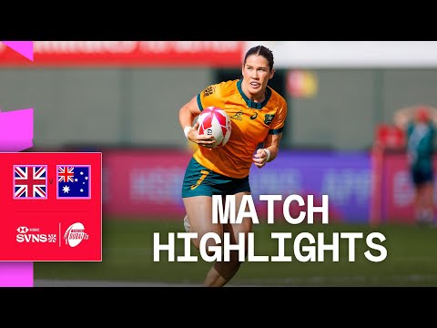 Incredible Aussies | Great Britain v Australia | HSBC SVNS Dubai 2024 | Women's Match Highlights