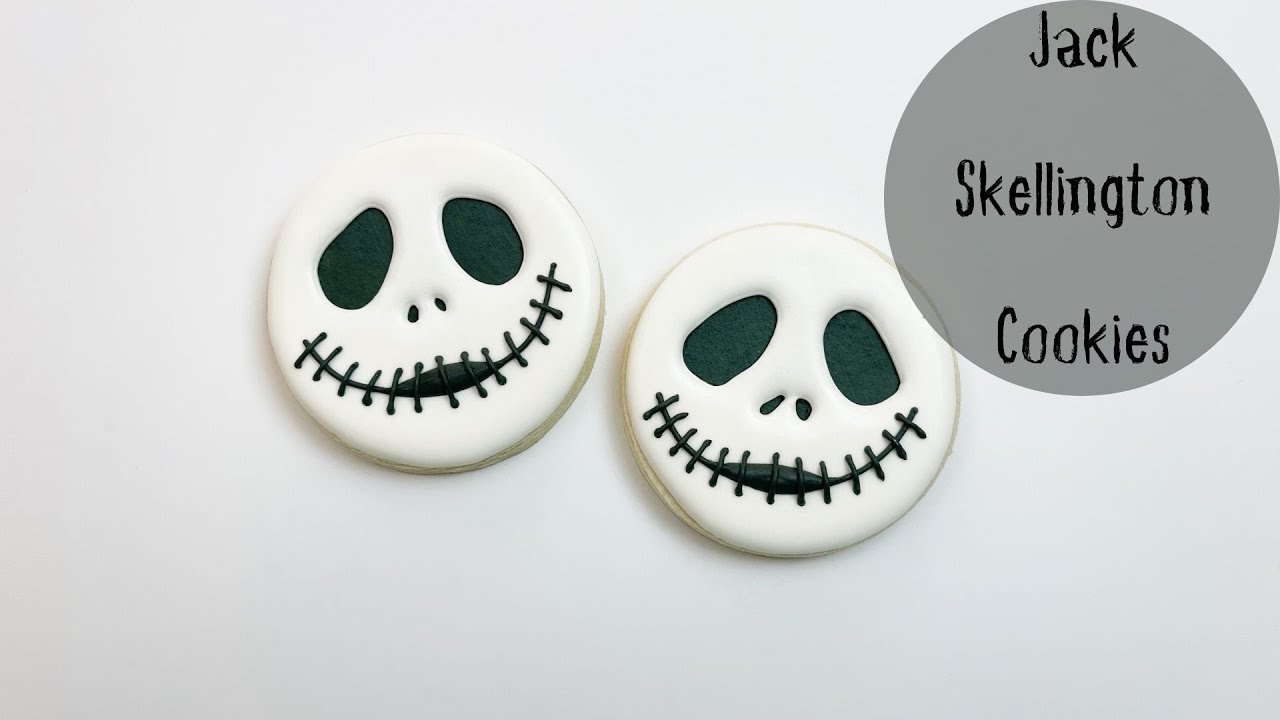 Watch video How To Decorate Jack Skellington Sugar Cookies For Halloween! The Nightmare Before Christmas Now How To Decorate Jack Skellington Sugar Cookies For Halloween! The Nightmare Before Christmas