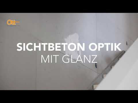 Sichtbeton Optik mit Glanz