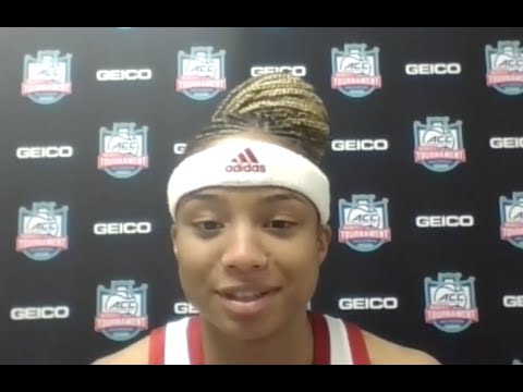 NC State guard Kai Crutchfield ACC Tournament semifinals postgame