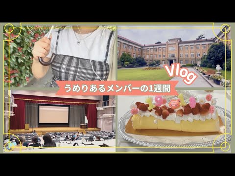 総合政策学科 【Vlog】うめりあるメンバーの1週間に密着してみた❕