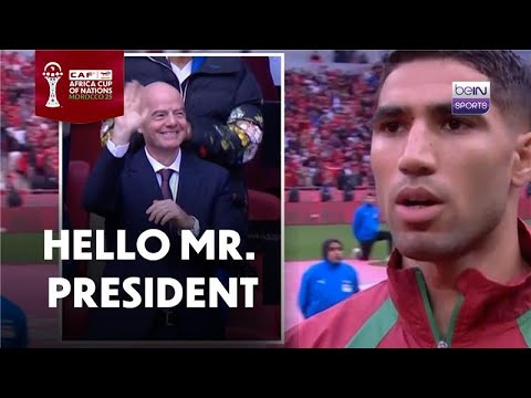 Morocco vs Tanzania: FIFA President Gianni Infantino at Round of 16  | AFCON 2025 Highlights