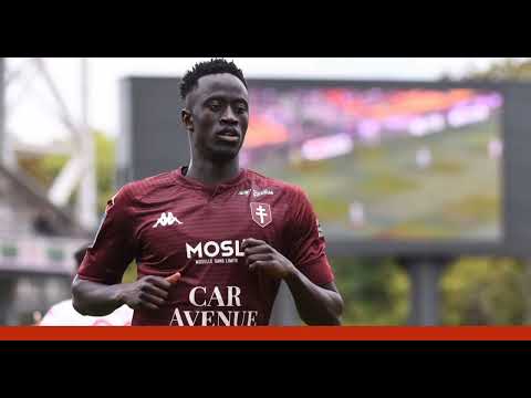 Ibrahima niane red carded vs Clermont foot 63