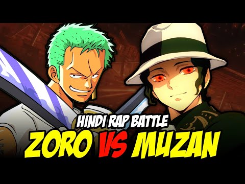 Zoro Vs Muzan Hindi Rap Battle By Dikz | Hindi Anime Rap | One Piece & Demon Slayer AMV