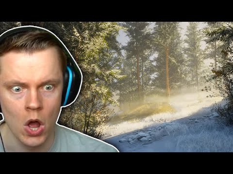 Hunting Bigfoot in a HYPER REALISTIC Winter Forest - Bigfoot NEW UPDATE