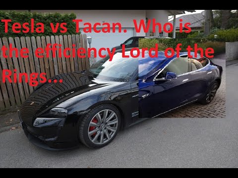 Tesla Model S vs Porsche Taycan. Who is efficiency king in the E-World. 55, 62 and 80 miles p.h.