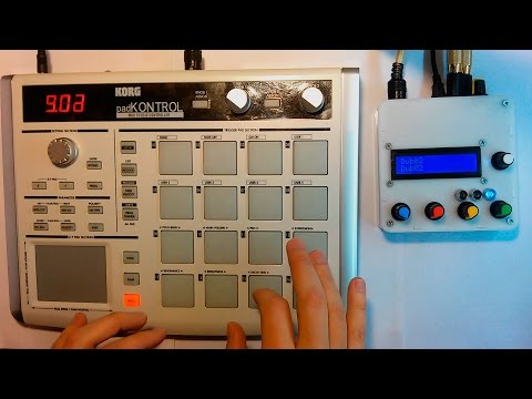 The Beatsqueezer sample-player + KORG padCONTROL. Some Trip Hop Beats