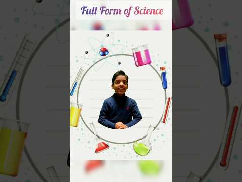 Full Form of Science |The scientific method steps terms and examples #shorts#forkids #sciencefacts