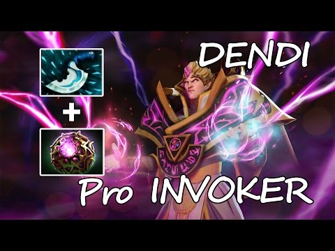 Na`Vi.Dendi Pro Invoker Mid Rank MMR Game
