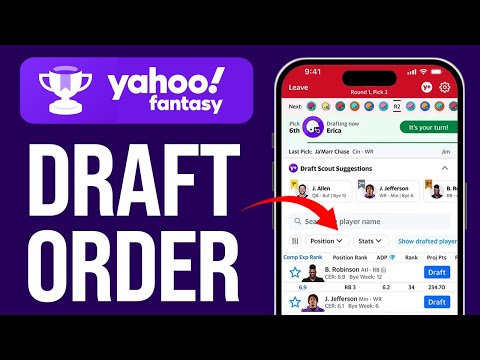 Yahoo Set Draft Order