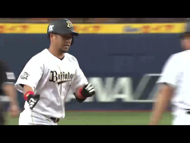 【1回裏】バファローズ・中島 完璧な当たり!! 先制の5号3ラン!! 2016/9/9 Bs-H