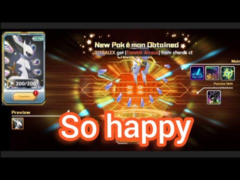 pokeland legend I'm get creator arceus OP Pokemon full detail