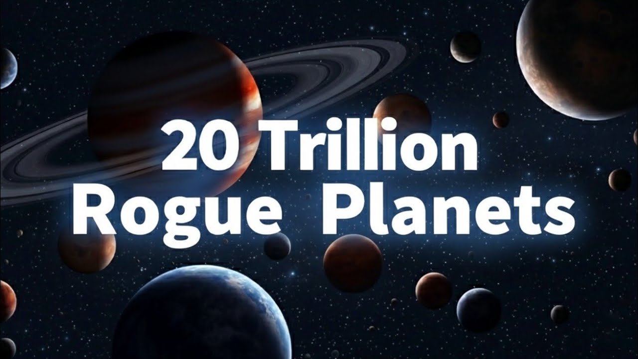 The Galaxy's Hidden Population: 20 Trillion Rogue Planets! #space #astronomy #planets #science
