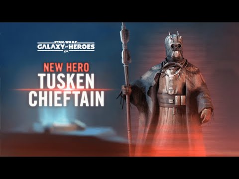 Tusken Chieftain 7 Star Pack Opening + Testing LIVE - Grand Arena - Star Wars: Galaxy of Heroes