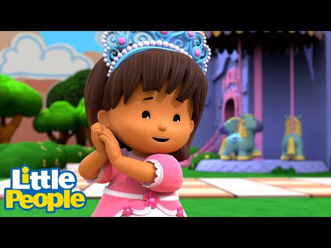 Little People Mini Adventures | Princess Mia INVITES you to the Castle! | Kids Cartoons - Kids TV Series, Kingdom Kids Zone - Little People - Fisher Price