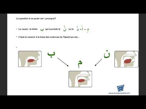 Tajwid express -  Qu'est ce que ce petit م à la fin de mots dans le Coran?
