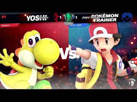 Shivers (Yoshi) vs Papa Lobster (Pokemon Trainer) - Smash Ultimate - Marshall Smashers 8/29/19