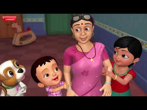 Ajji, Ajii Ice Cream Tinnona Banni | Kannada Rhymes for Children | Infobells