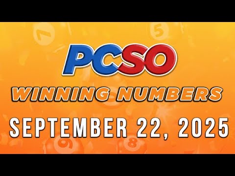 P175M Jackpot Grand Lotto 6/55, 2D, 3D, 4D, and Mega Lotto 6/45 | September 22, 2025