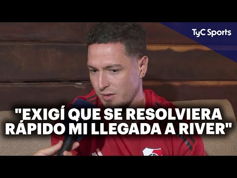 ANÍBAL MORENO MANO a MANO en TyC SPORTS: “NI DUDÉ CUANDO SE DIO LA POSIBILIDAD DE LLEGAR A RIVER” 🗣️