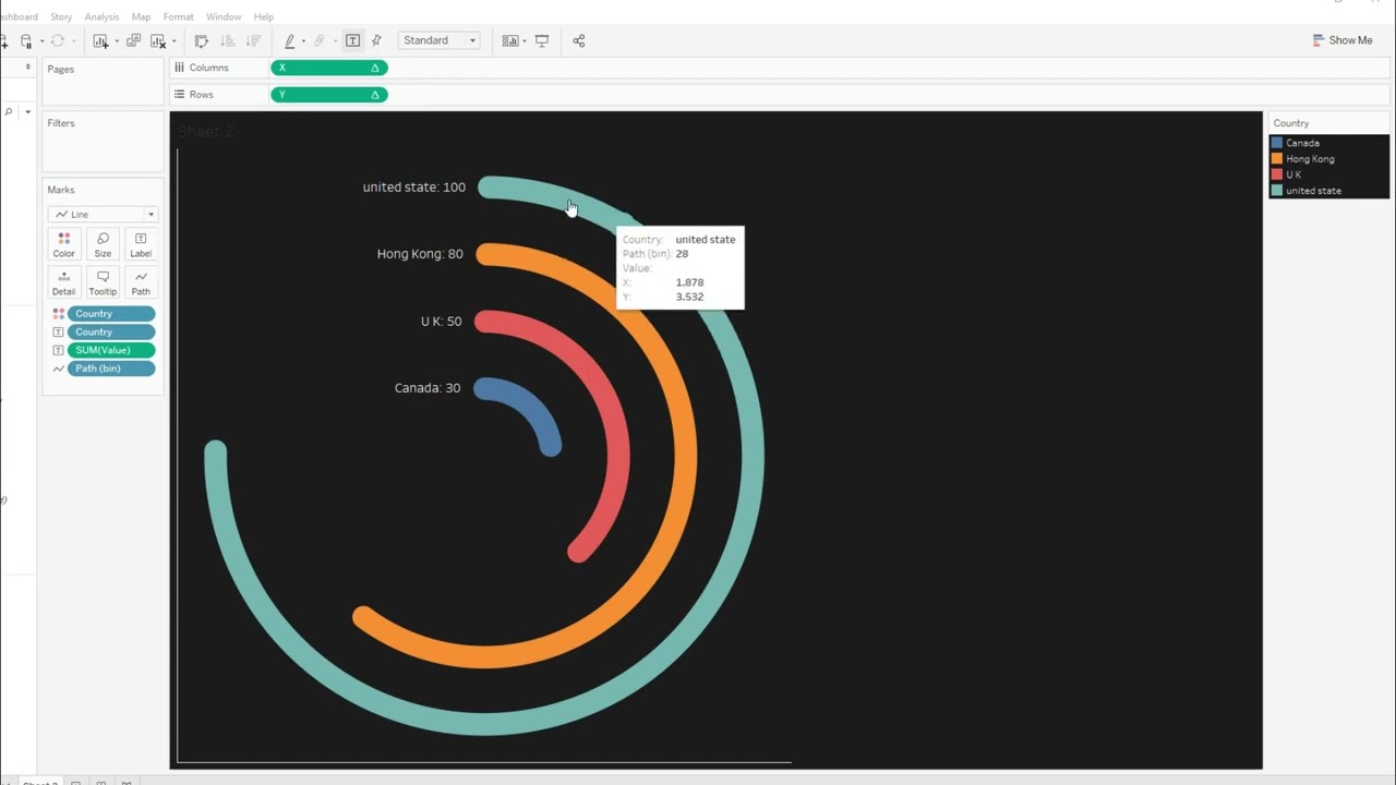 Mastering Data Visualization: Tableau Radio Bar Chart Tutorial