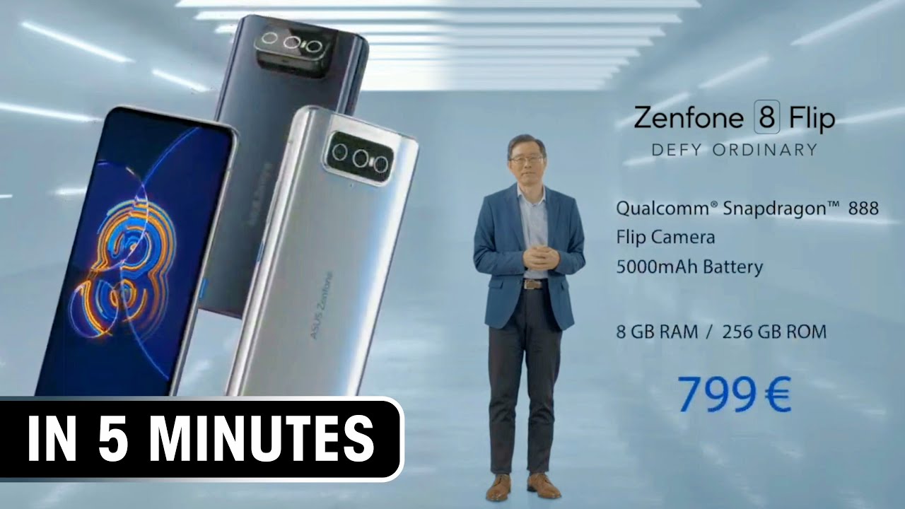 Zenfone 8 series launch event in 5 minutes